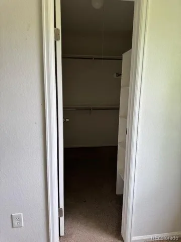 a view of walk in closet