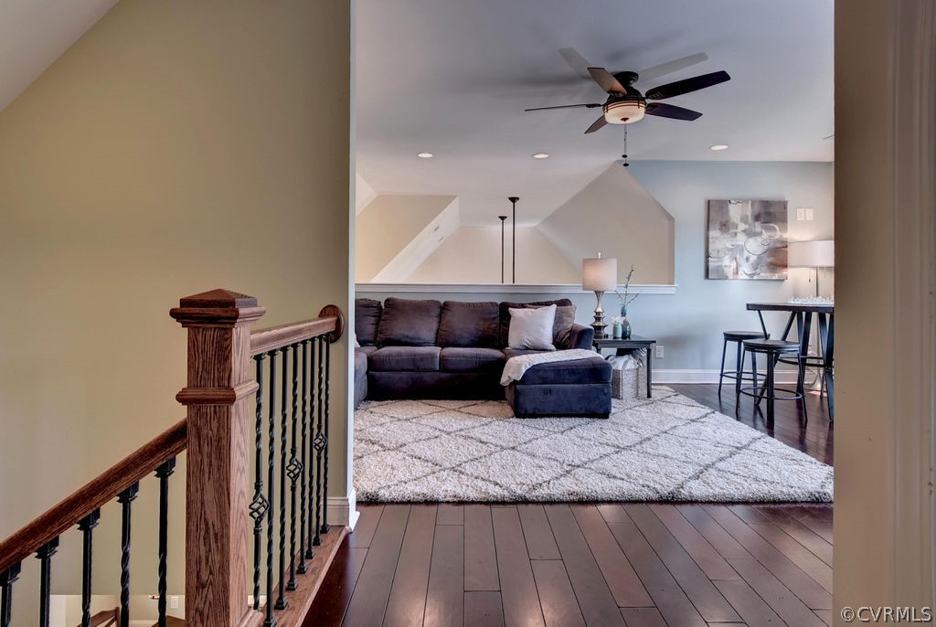 258 Sandy Bay Road Williamsburg, VA 23185 - Photo 24 of 50 a bedroom with furniture and a ceiling fan