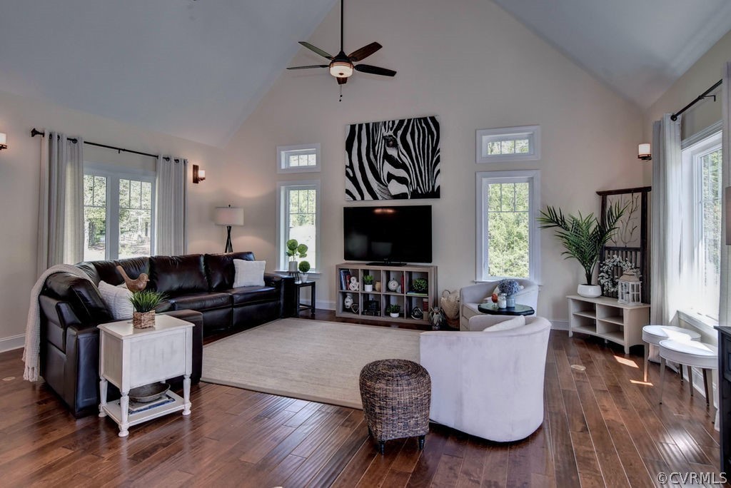 258 Sandy Bay Road Williamsburg, VA 23185 - Photo 8 of 50 a living room with furniture and a flat screen tv