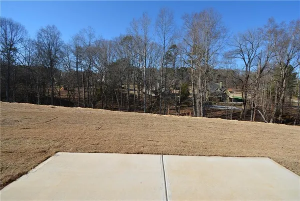 a view of a backyard of snow
