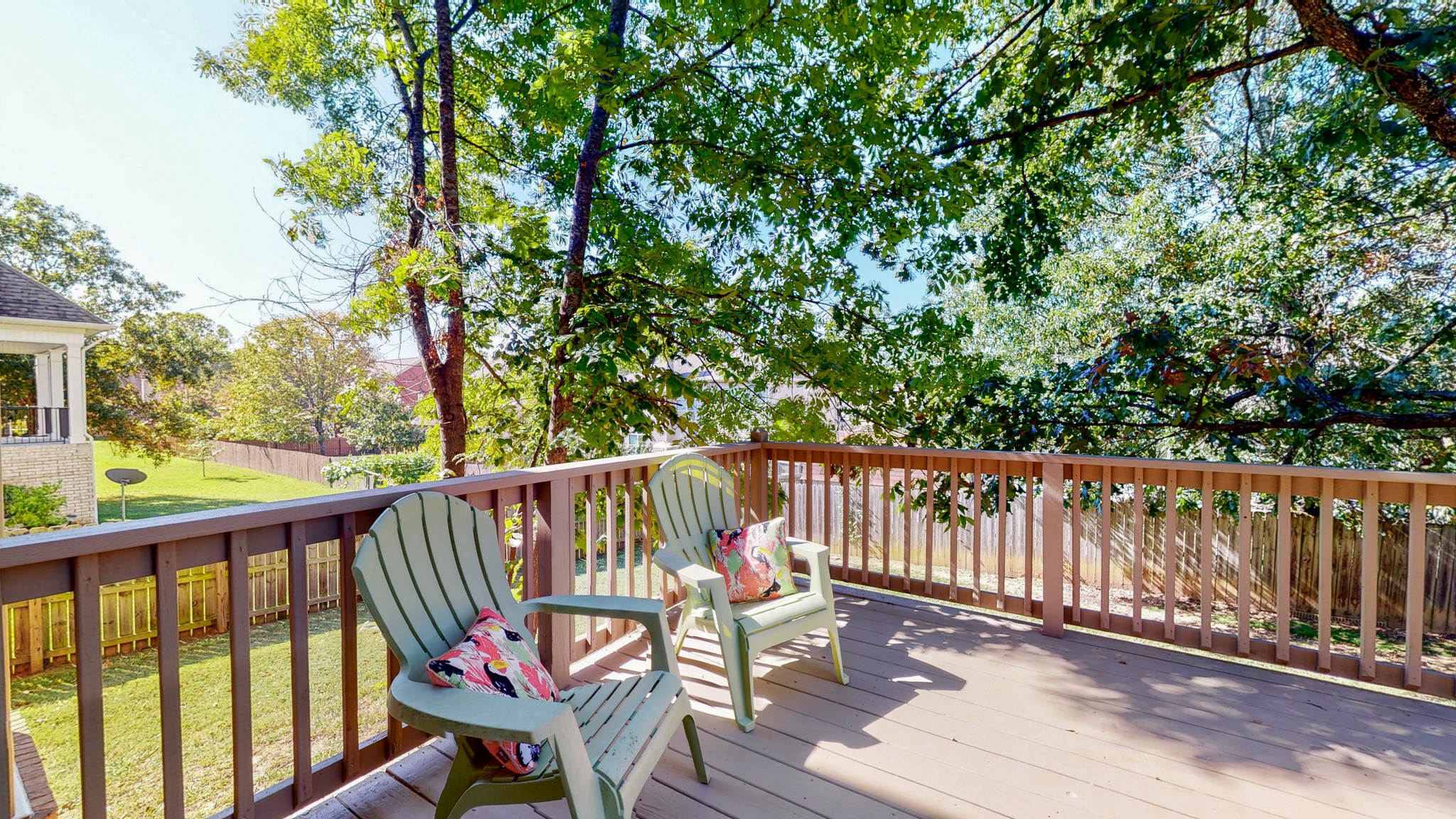 1004 Kyle Road Spring Hill, TN 37174 - Photo 33 of 40 a view of a deck with wooden floor and fence