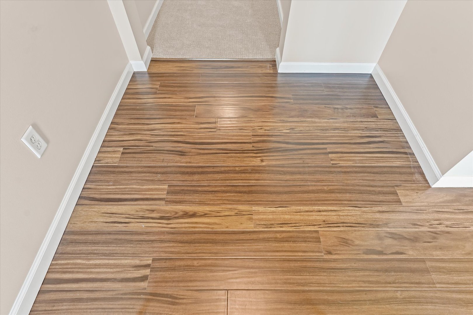 3109 Stanley Lane Champaign, IL 61822 - Photo 32 of 39 a view of hallway with wooden floor
