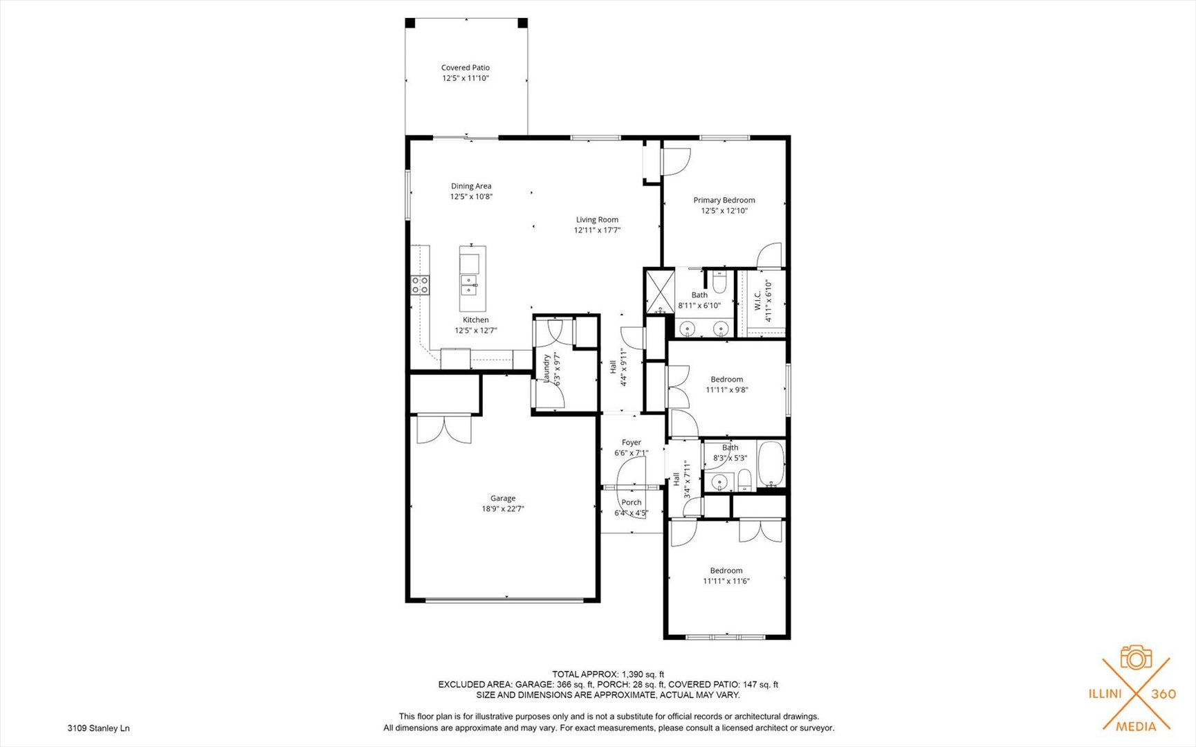 3109 Stanley Lane Champaign, IL 61822 - Photo 39 of 39 a picture of a bench in front of a wall