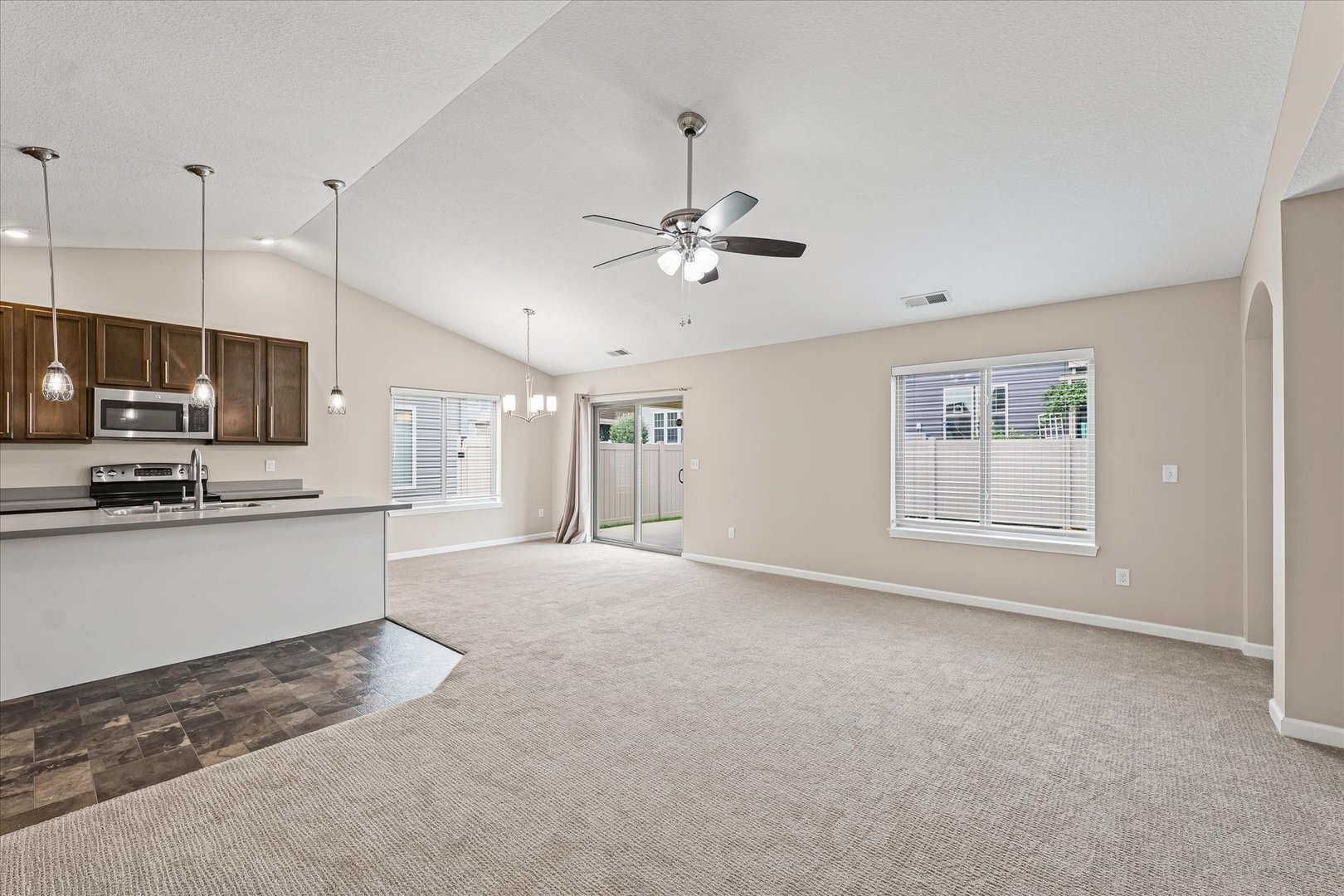 3109 Stanley Lane Champaign, IL 61822 - Photo 7 of 39 a view of kitchen with sink microwave and refrigerator