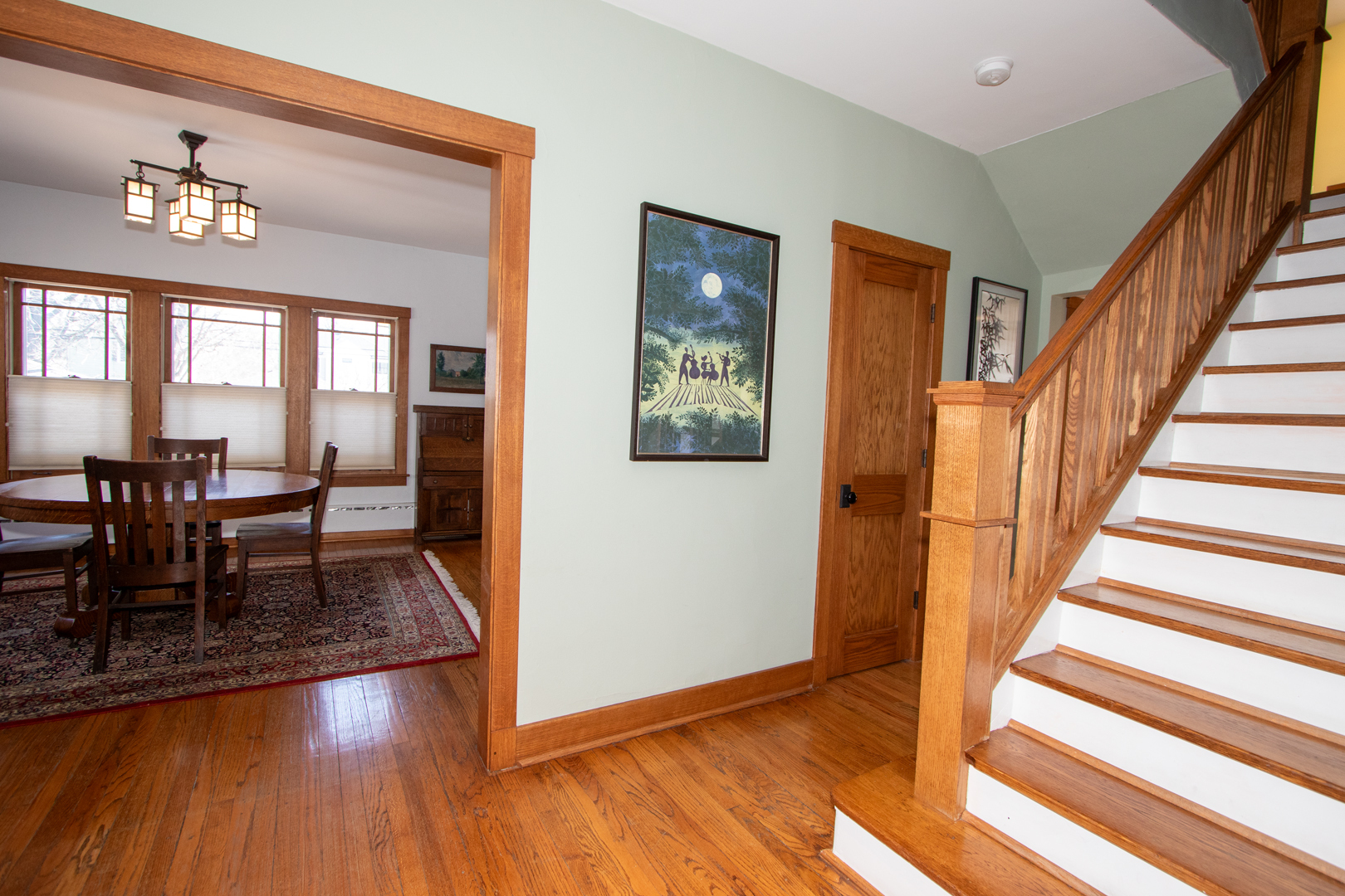227 Thatcher Avenue River Forest, IL 60305 - Photo 11 of 42 a view of a livingroom with furniture wooden floor and a dining table