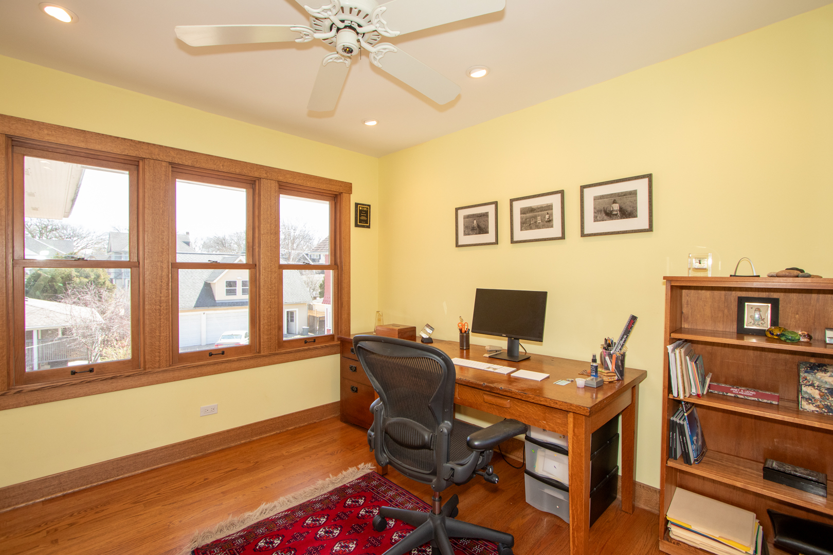 227 Thatcher Avenue River Forest, IL 60305 - Photo 20 of 42 a view of a workspace with furniture and a window