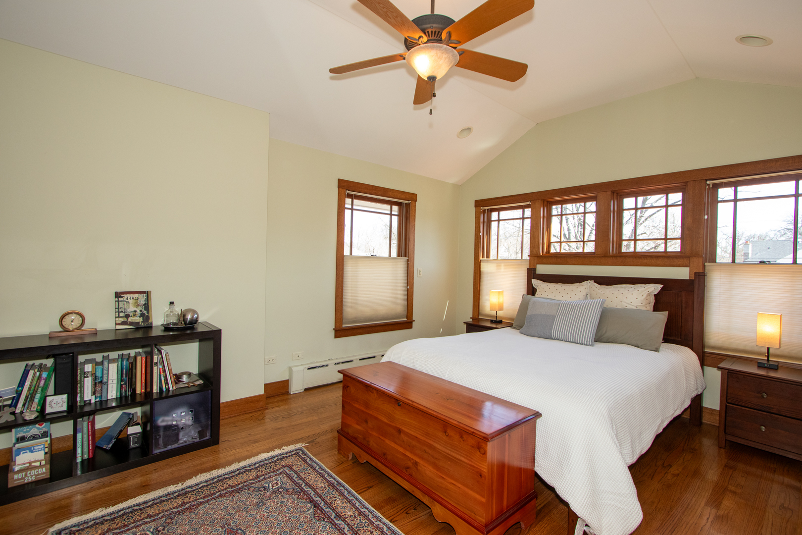 227 Thatcher Avenue River Forest, IL 60305 - Photo 22 of 42 a bedroom with a bed and a chandelier