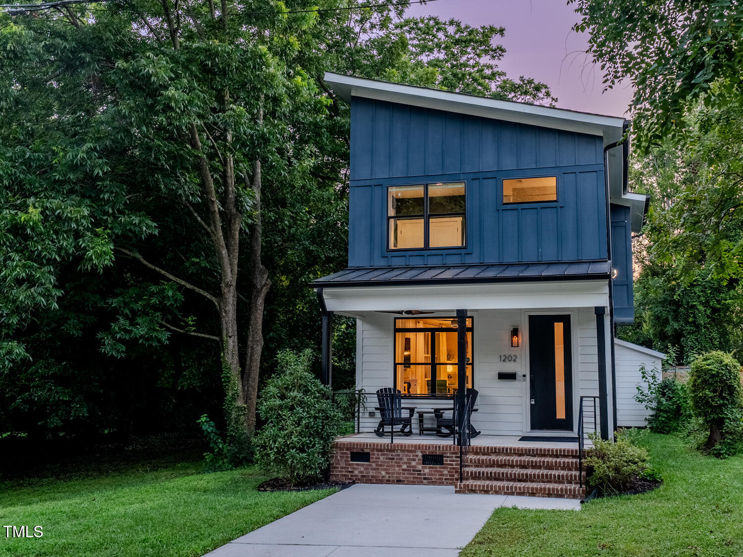 1202 South Bloodworth Street Raleigh, NC 27601 - Photo 1 of 43 _Dusk Photo
