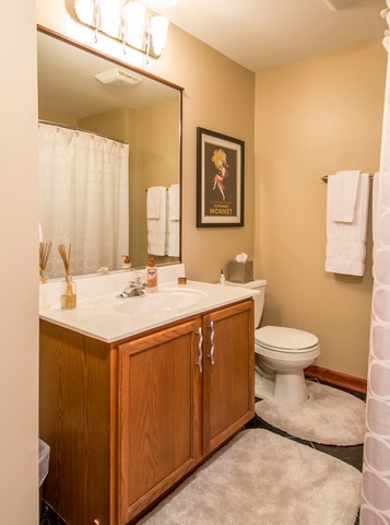 293 Ridge Road North Aurora, IL 60542 - Photo 20 of 21 a bathroom with a toilet sink and mirror