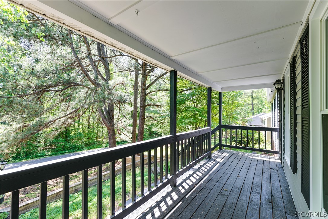 6430 Jessup Road Chesterfield, VA 23832 - Photo 3 of 26 a view of balcony with wooden floor