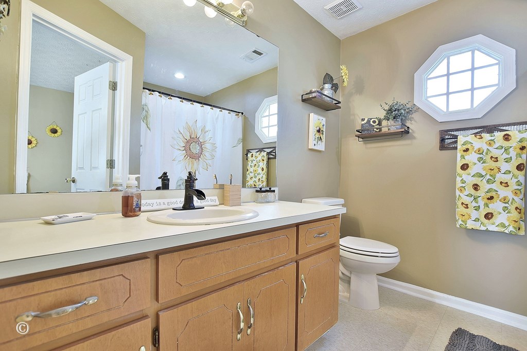 4968 Daybreak Lane Columbus, GA 31909 - Photo 18 of 24 a bathroom with a toilet sink and mirror
