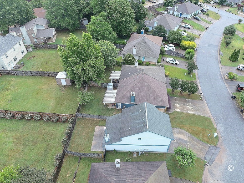 4968 Daybreak Lane Columbus, GA 31909 - Photo 23 of 24 an aerial view of house with yard swimming pool and outdoor seating
