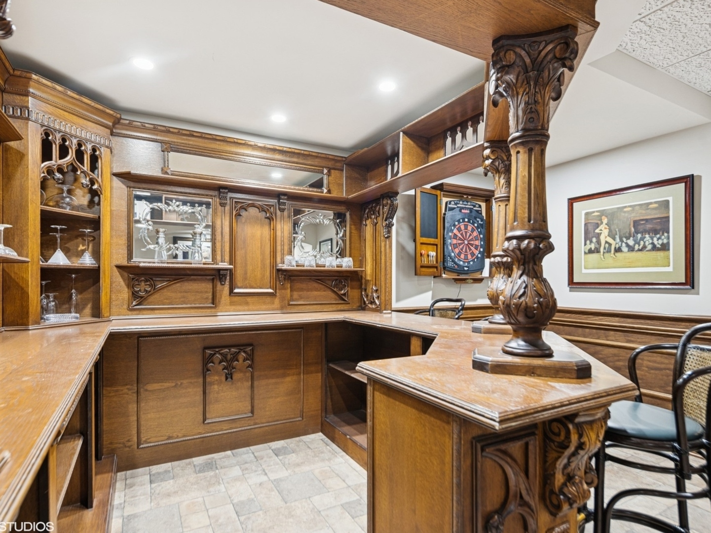 5-n113 Burr Road St. Charles, IL 60175 - Photo 82 of 130 a kitchen with a sink a stove and chairs
