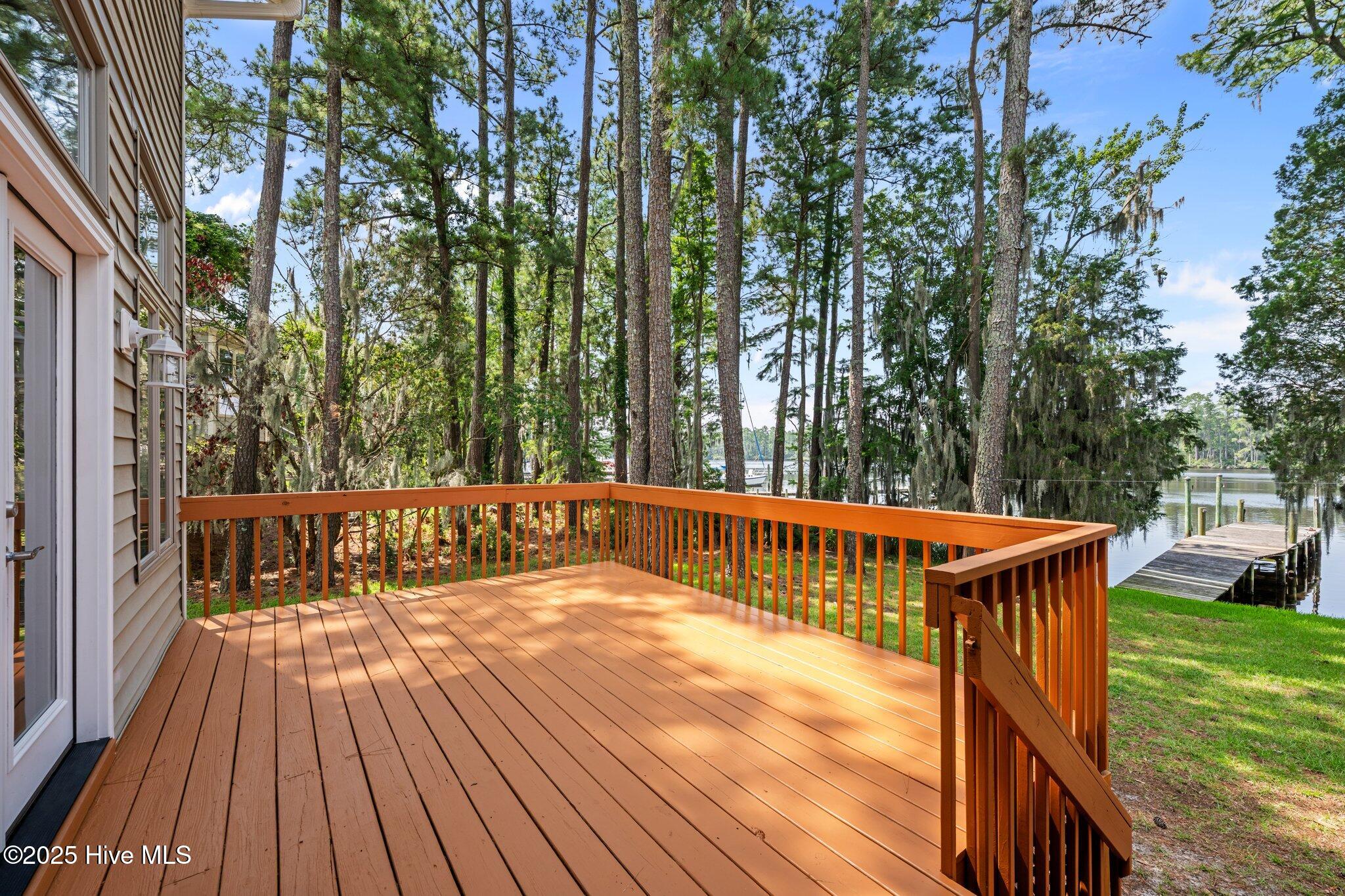 5410 Trade Winds Road New Bern, NC 28560 - Photo 15 of 66 overlooking water and dock