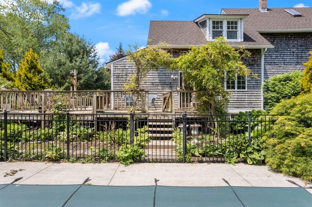 23 Potter Hill Road Westerly, RI 02891 - Photo 5 of 49 Alternate View of Rear/Side Deck by Pool
