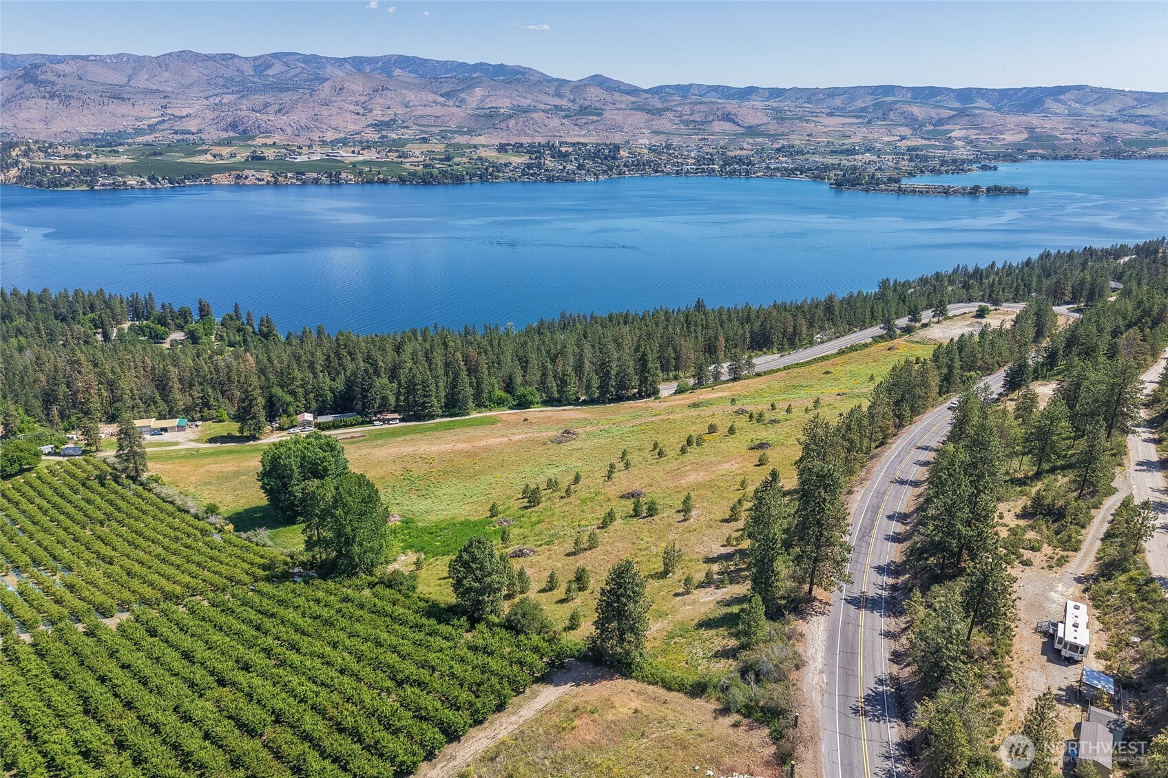 7-xxx Navarre Coulee Road Chelan, WA 98816 - Photo 2 of 30 a view of lake and mountain