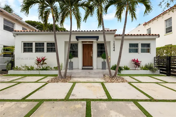 a front view of house with yard