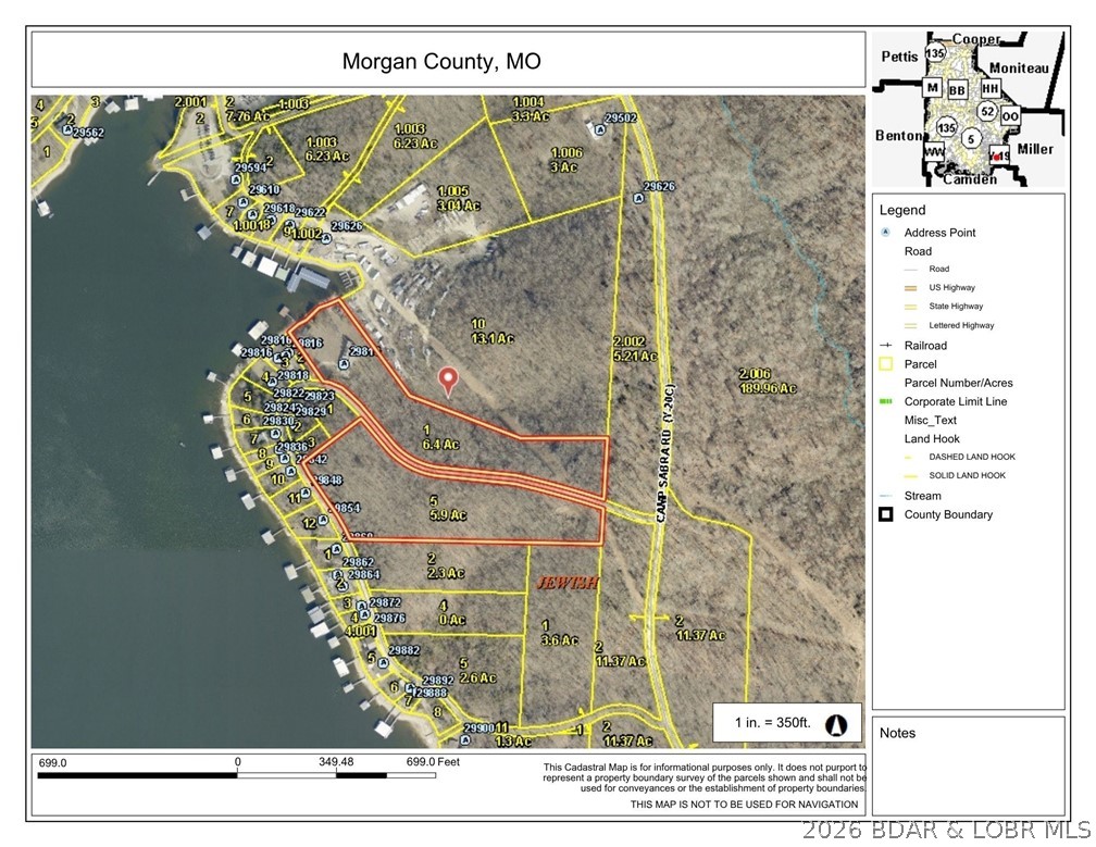 29810 Shelladay Drive Rocky Mount, MO 65072 - Photo 69 of 69 12.3 Acres w/190'+ of shoreline