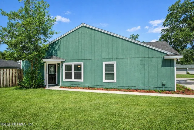 a view of outdoor space and yard