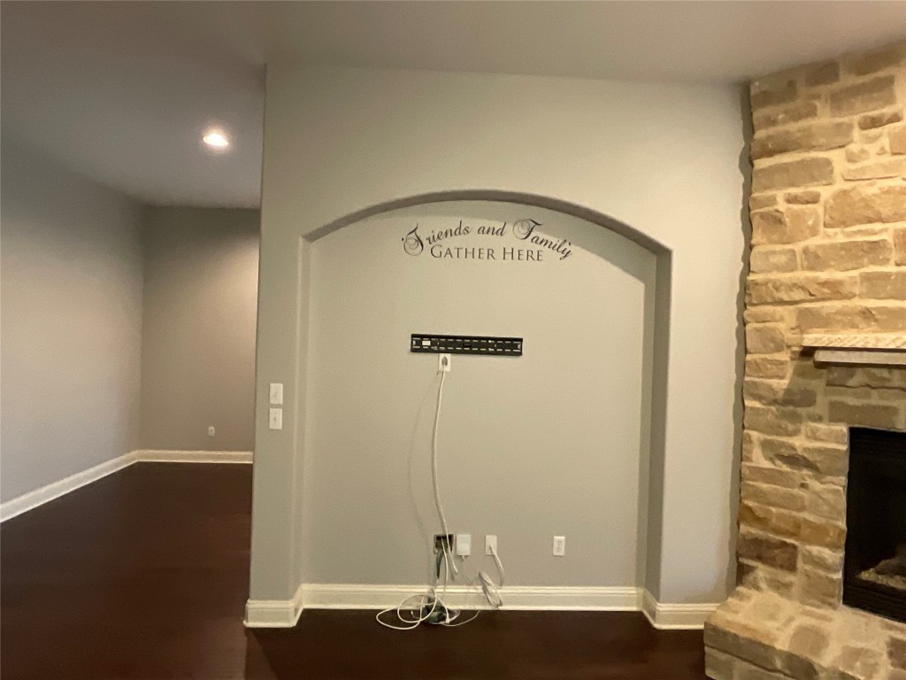 3928 Crest Lane Round Rock, TX 78681 - Photo 24 of 39 a view of a hallway with wooden floor