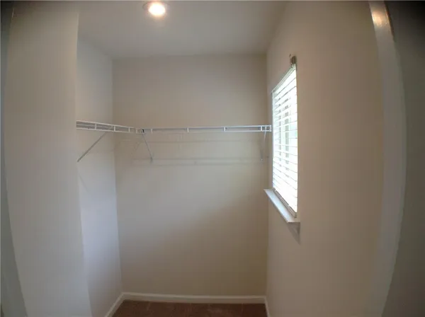 a bathroom with a window