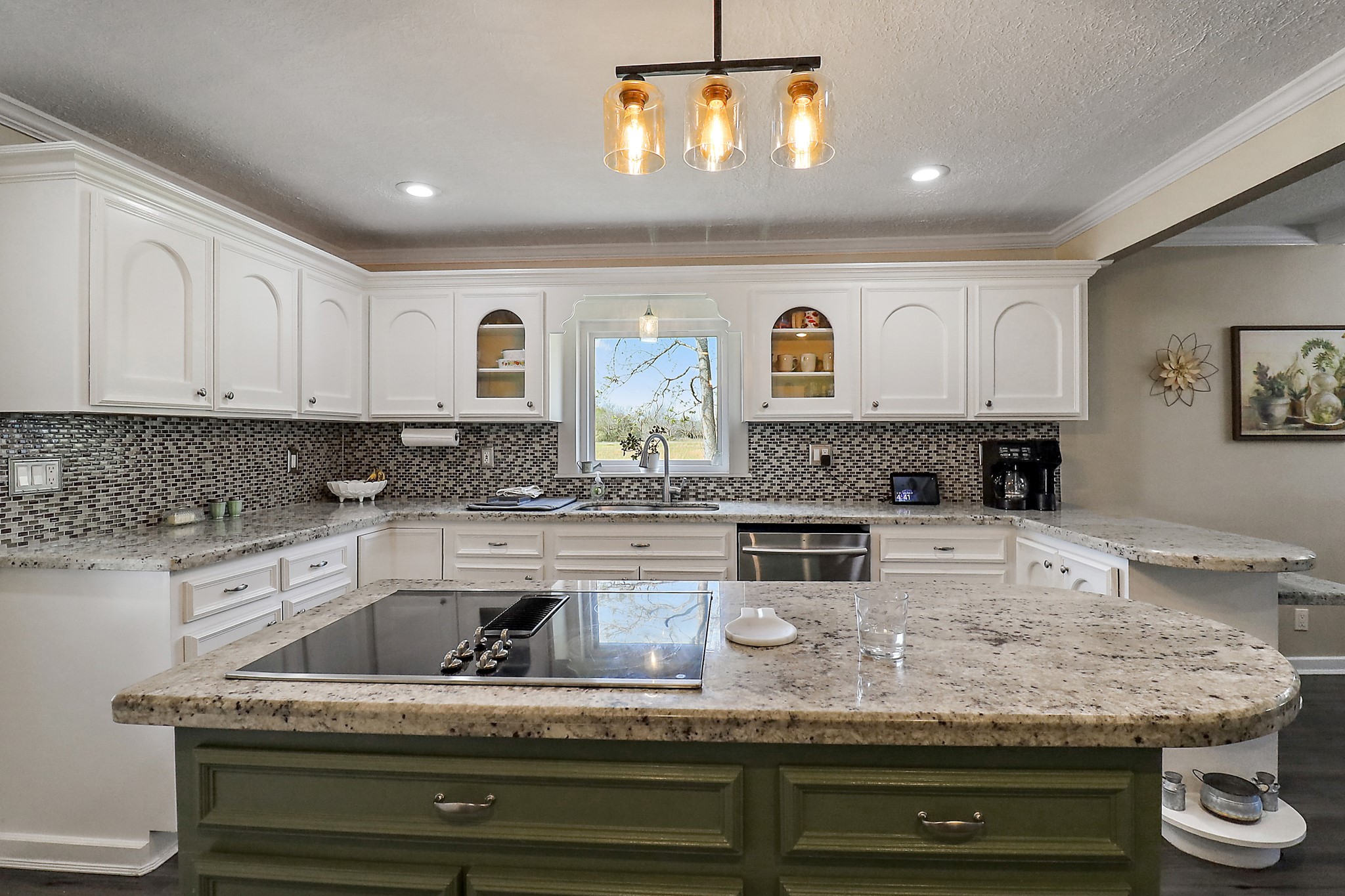 15321 Lindstrom Road Crosby, TX 77532 - Photo 13 of 50 a kitchen with stainless steel appliances granite countertop a sink and cabinets