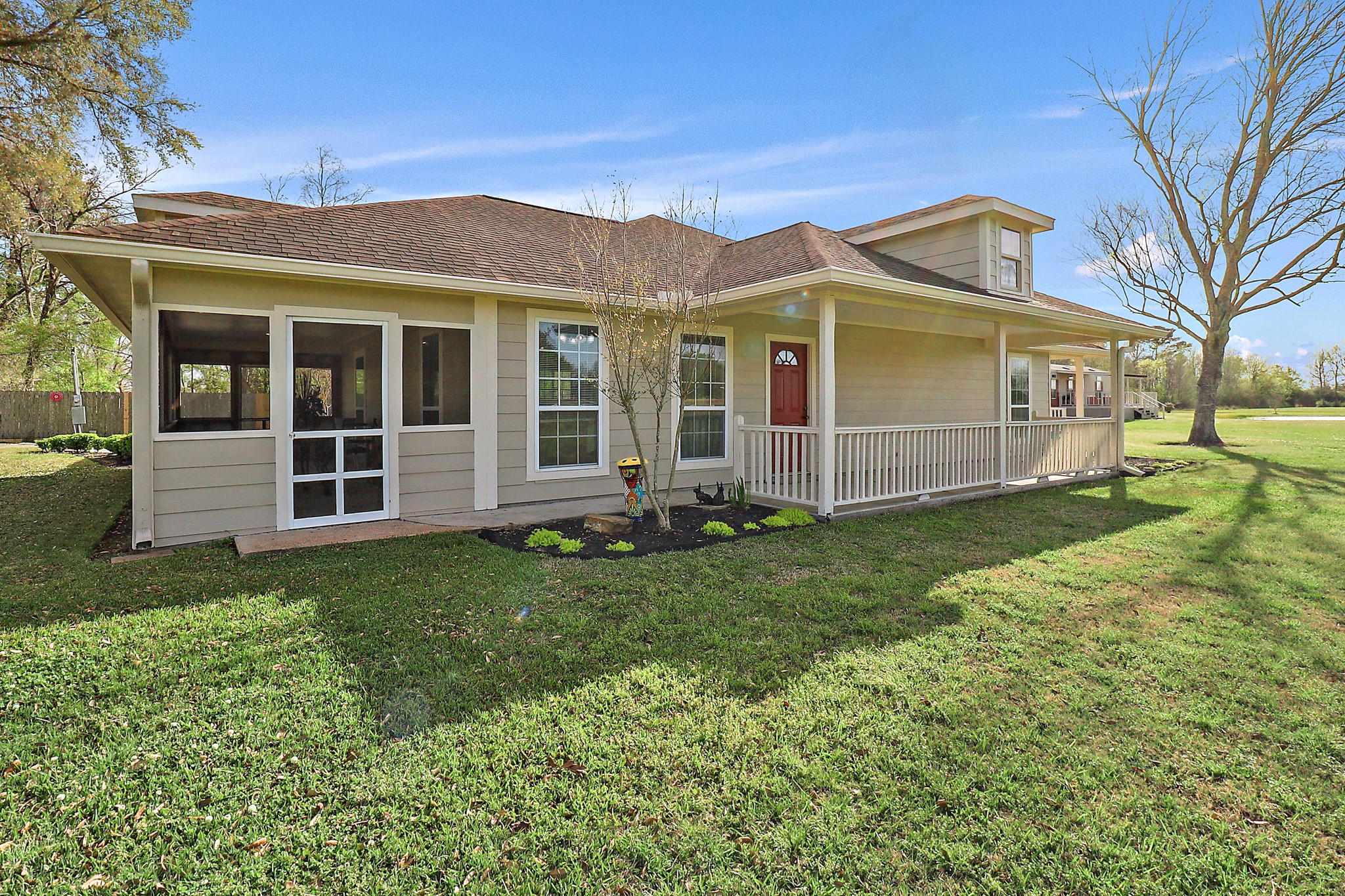 15321 Lindstrom Road Crosby, TX 77532 - Photo 32 of 50 front view of a house with a yard