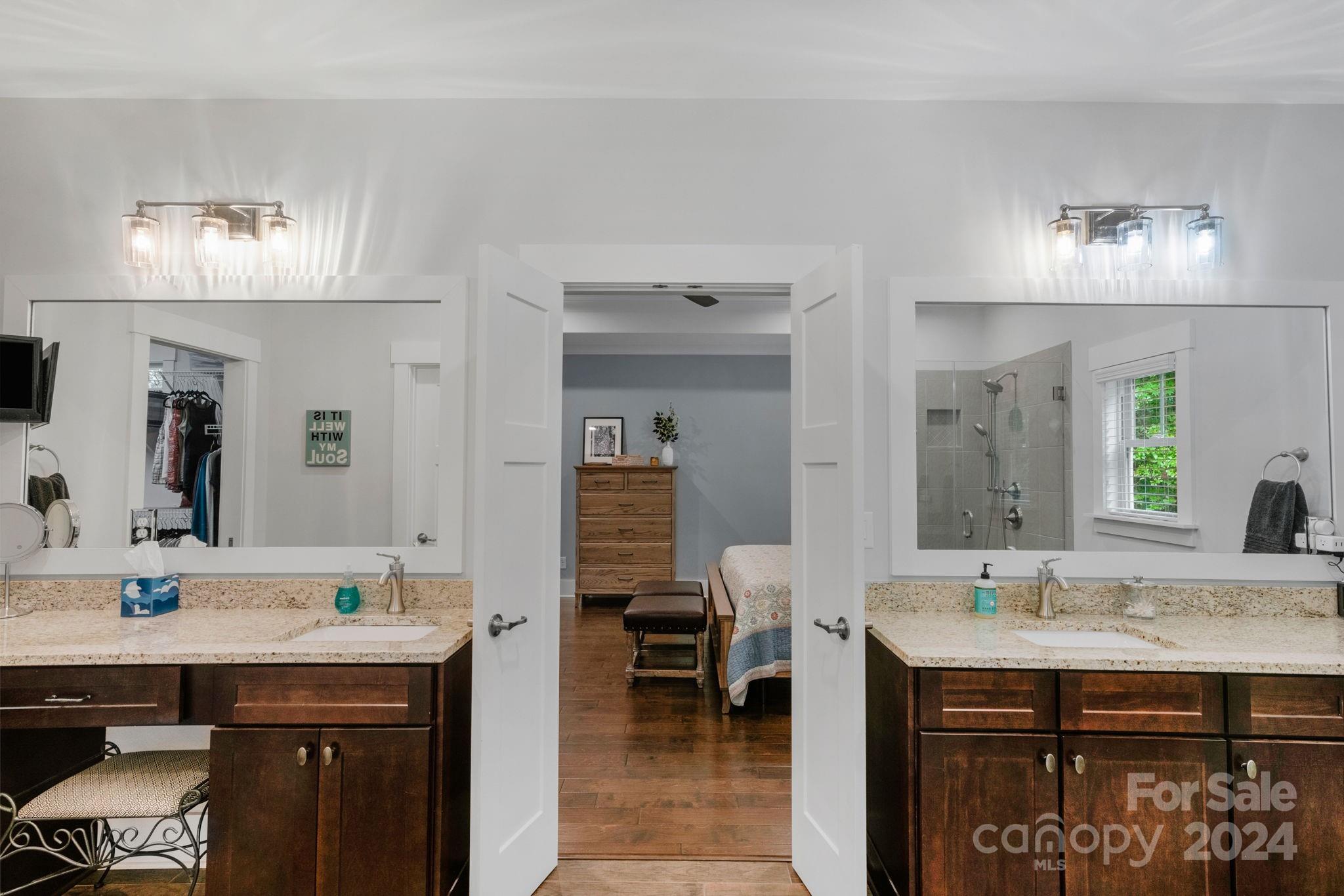 206 Niven Road Lancaster, SC 29720 - Photo 26 of 44 a bathroom with a sink double vanity and a mirror