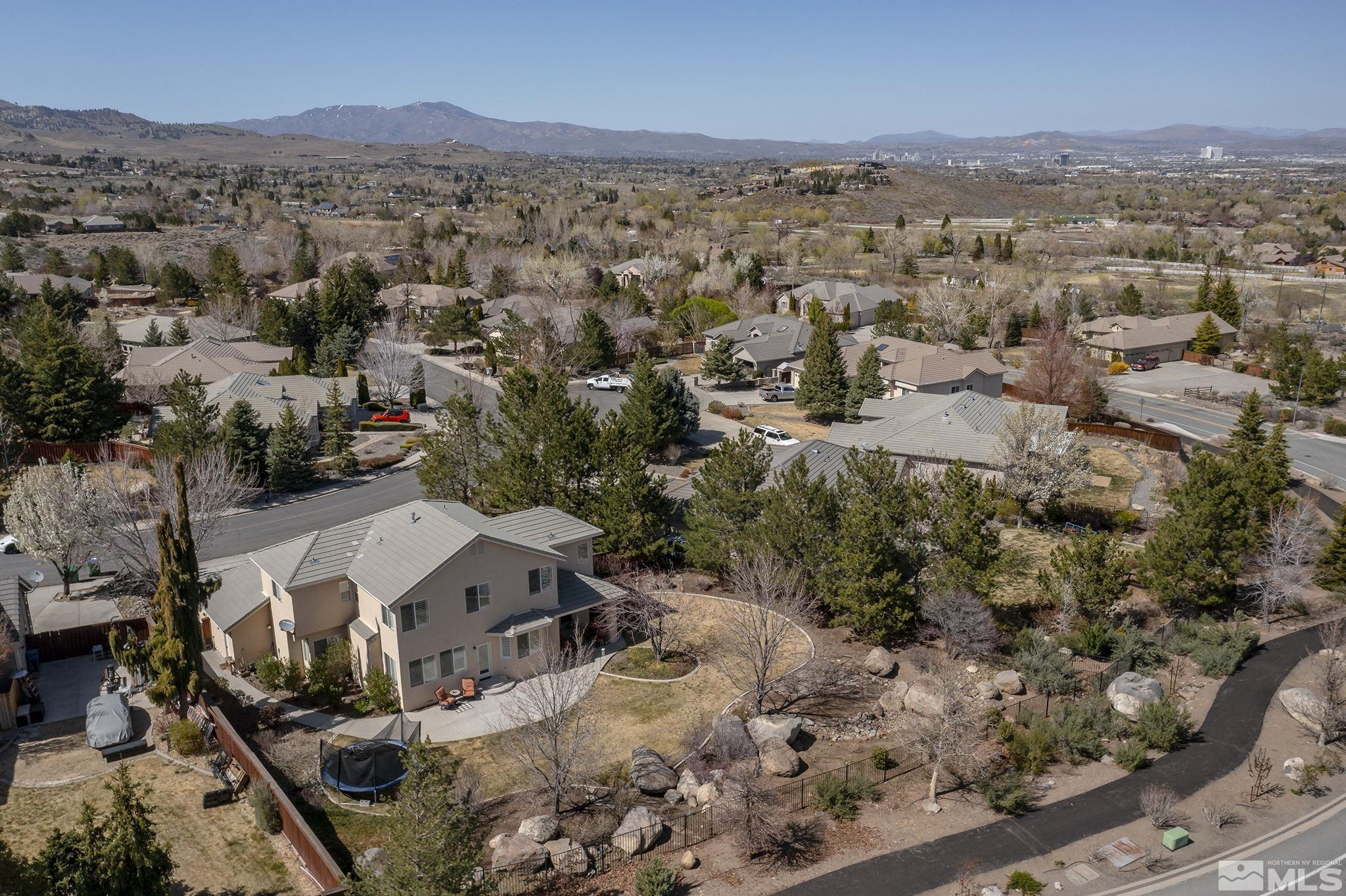 5016 East Albuquerque Road Reno, NV 89511 - Photo 37 of 38 an aerial view of residential houses with outdoor space