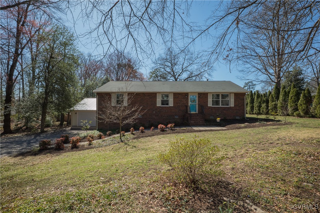 8009 Yolanda Road Henrico, VA 23229 - Photo 1 of 49 Single story ranch home with 1.5 car garage, brick
