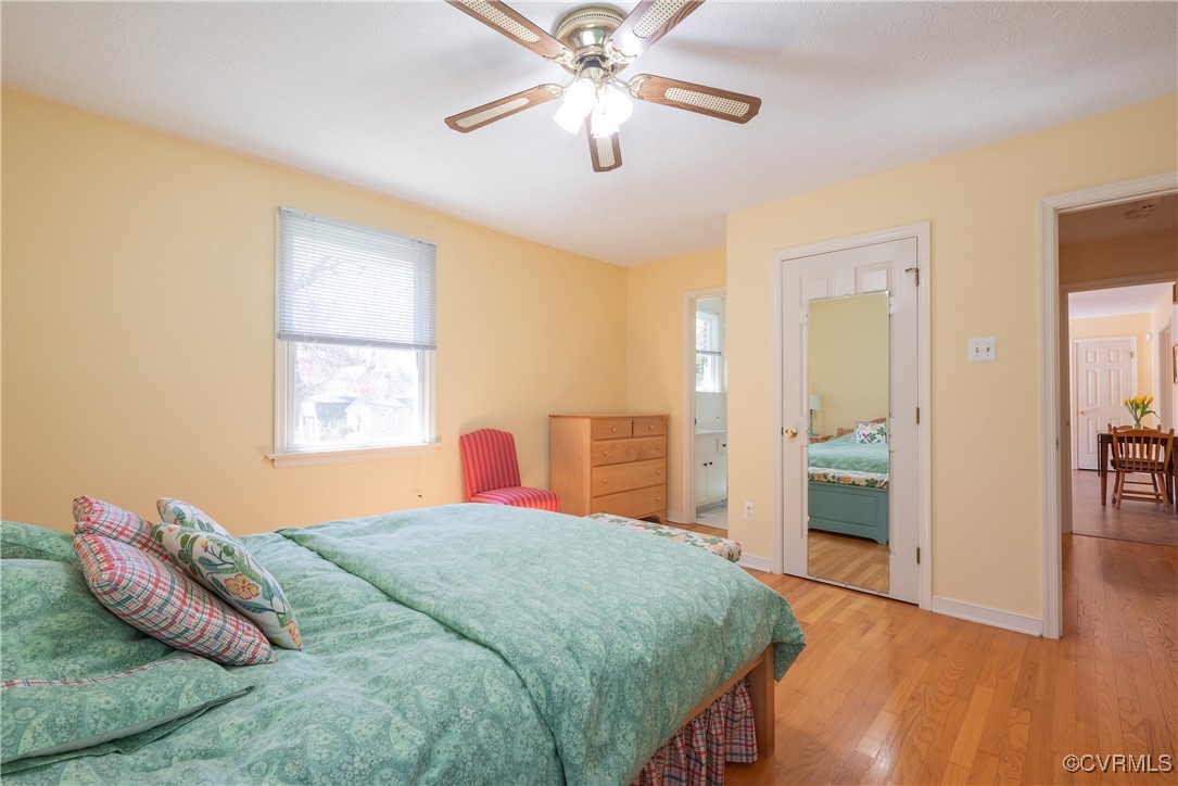 8009 Yolanda Road Henrico, VA 23229 - Photo 26 of 49 Primary Bedroom featuring hardwood floors, closet,