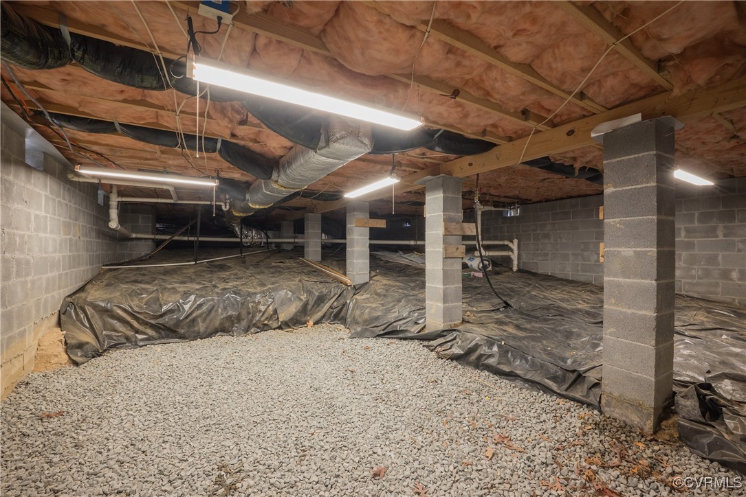 8009 Yolanda Road Henrico, VA 23229 - Photo 33 of 49 Crawl space with electricity. High enough to stan