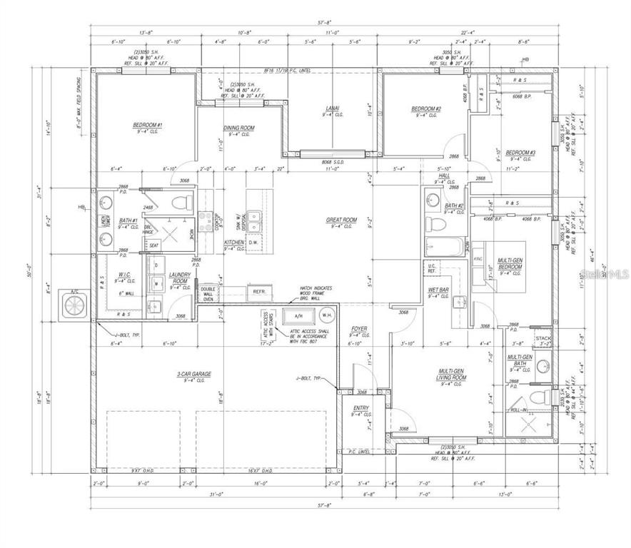 2324 Orange Tree Drive Edgewater, FL 32141 - Photo 2 of 59 a black and white photo of a room