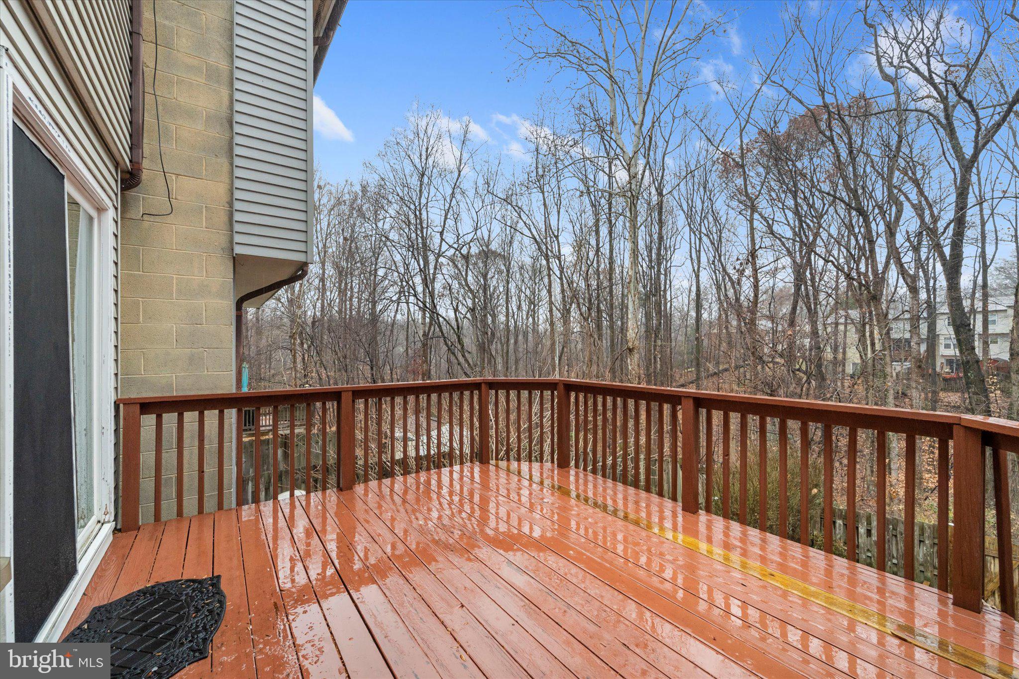7907 Forest Path Way Springfield, VA 22153 - Photo 32 of 34 a view of balcony with wooden floor