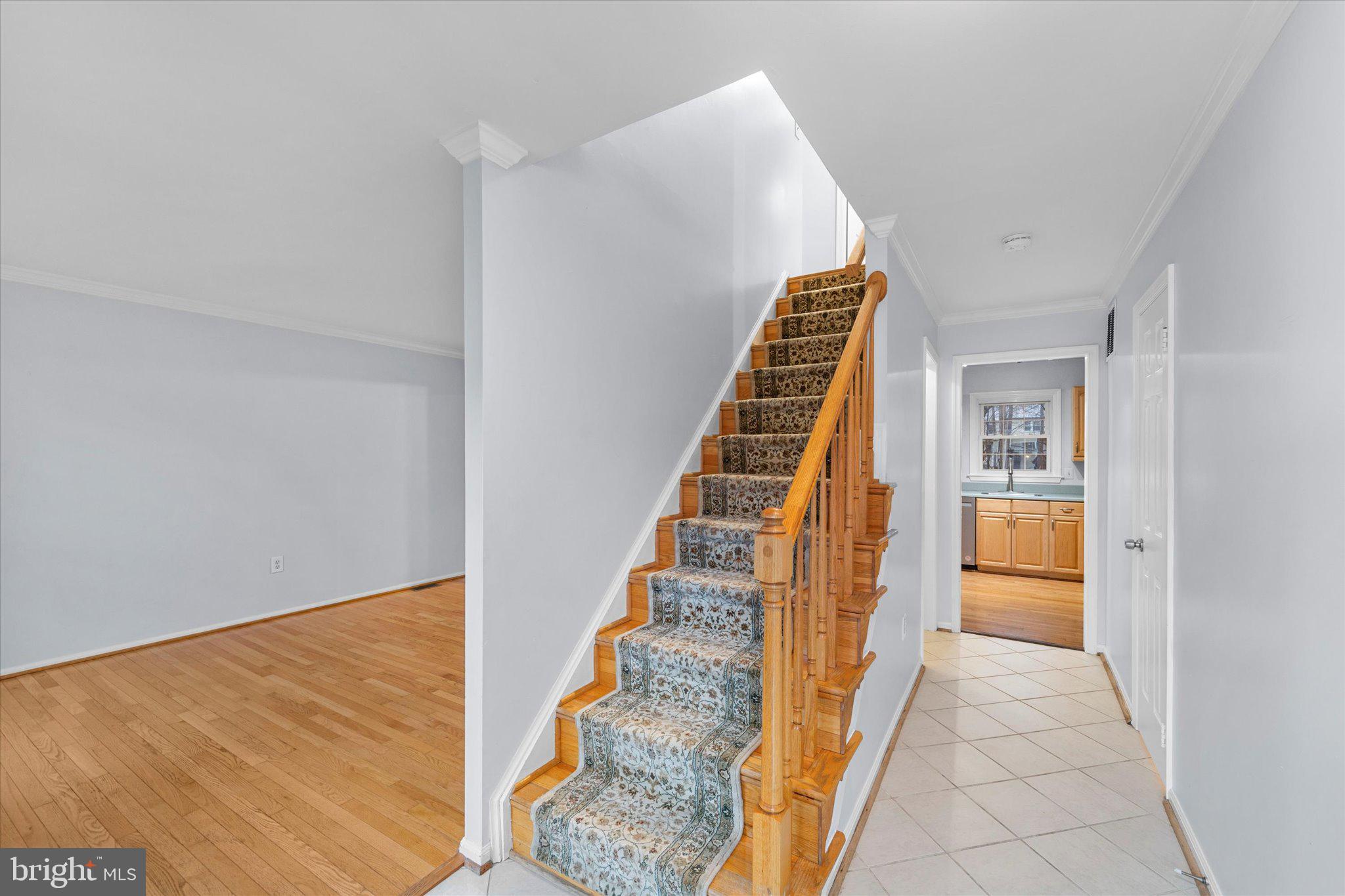 7907 Forest Path Way Springfield, VA 22153 - Photo 4 of 34 a view of entryway with wooden floor