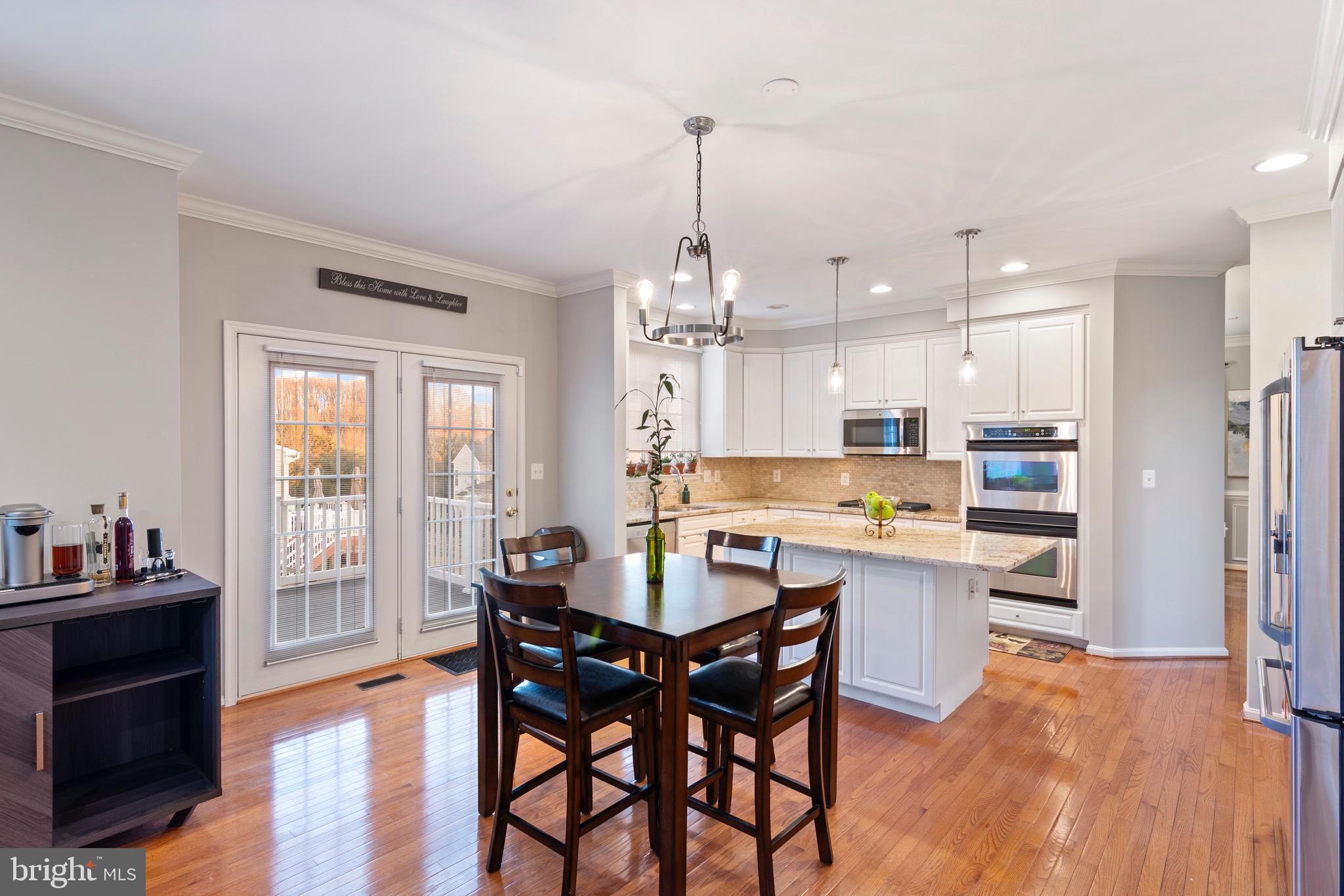 814 Stable Manor Road Reisterstown, MD 21136 - Photo 12 of 49 Open floorpan with sliding doors to deck