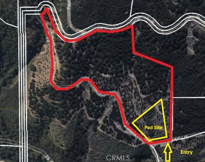 48 Pauma Ridge Road Valley Center, CA 92082 - Photo 13 of 13 Showing the Pad Site and entry