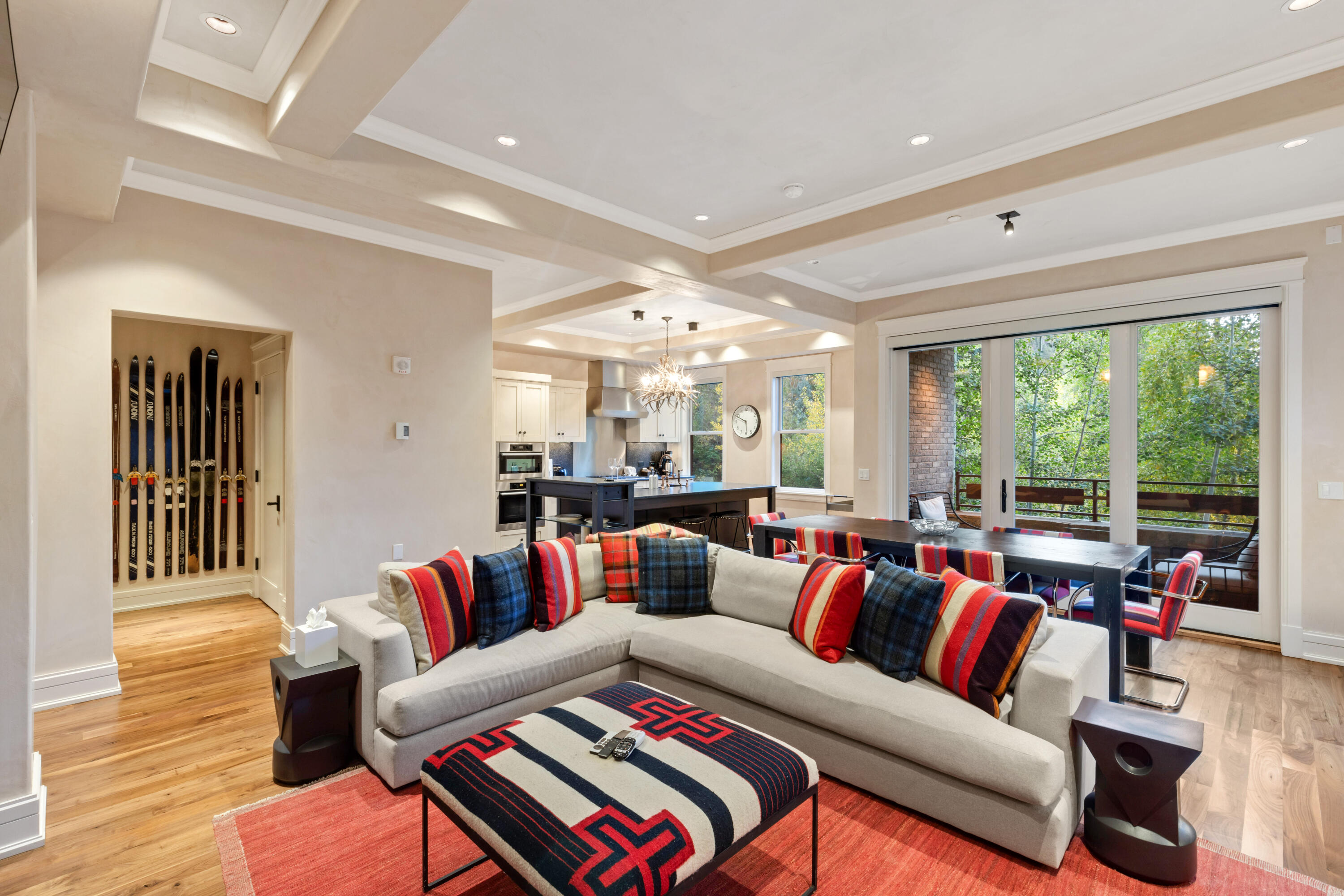 398 South Davis Street, Unit SW 201 Telluride, CO 81435 - Photo 1 of 23 a living room with furniture and a large window