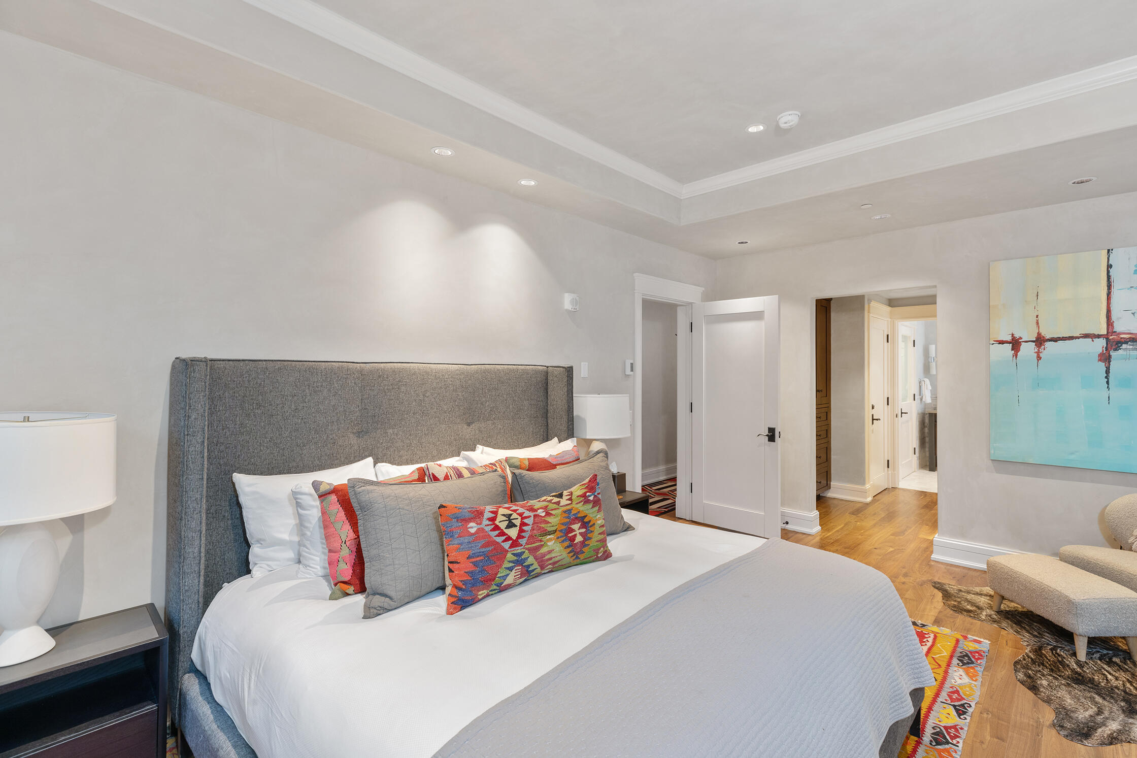 398 South Davis Street, Unit SW 201 Telluride, CO 81435 - Photo 16 of 23 a bedroom with a bed and a couch