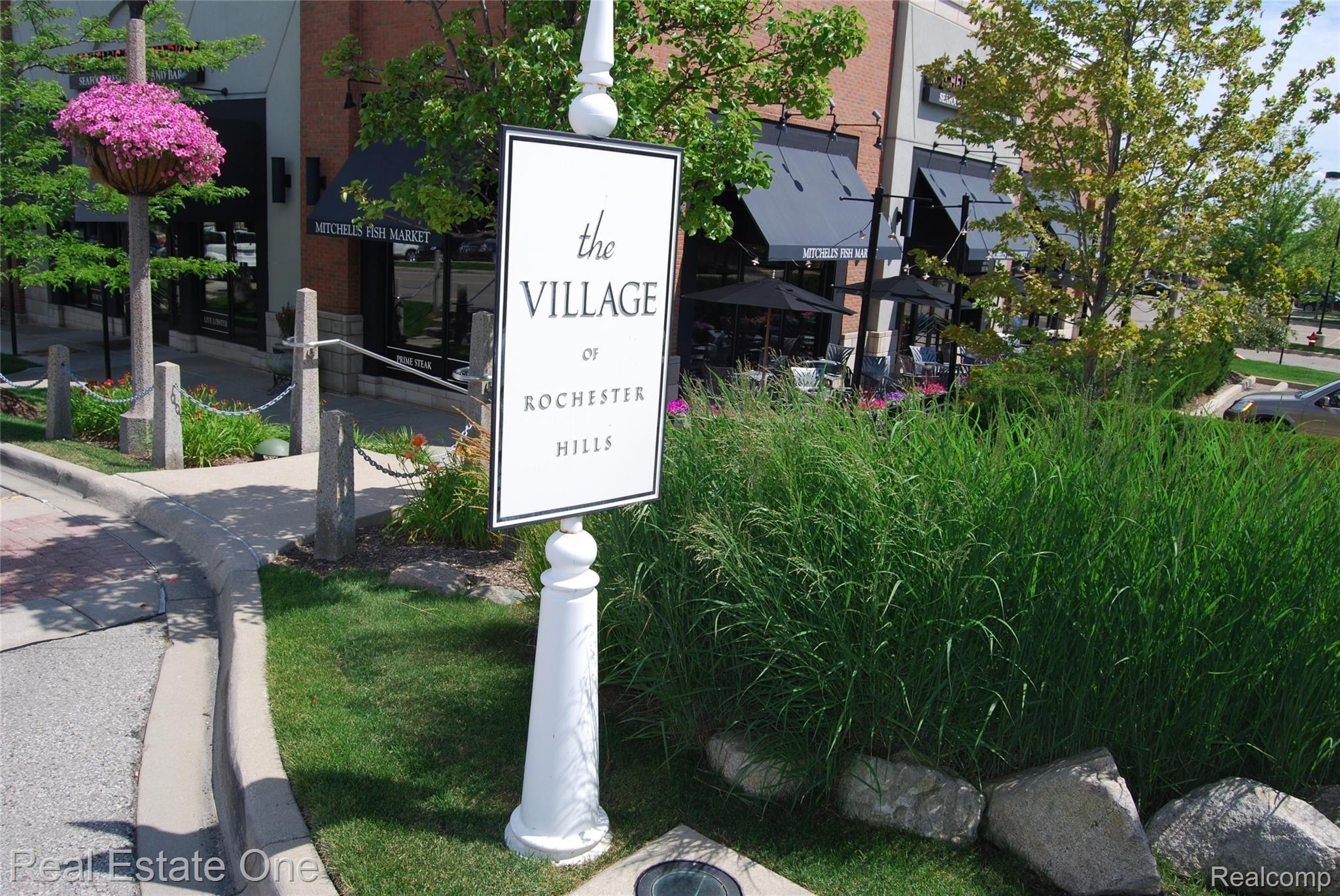 3028 Baypoint Drive Rochester, MI 48309 - Photo 38 of 40 EASY WALK TO THE VILLAGE OF ROCHESTER HILLS - SHOPS AND RESTAURANTS