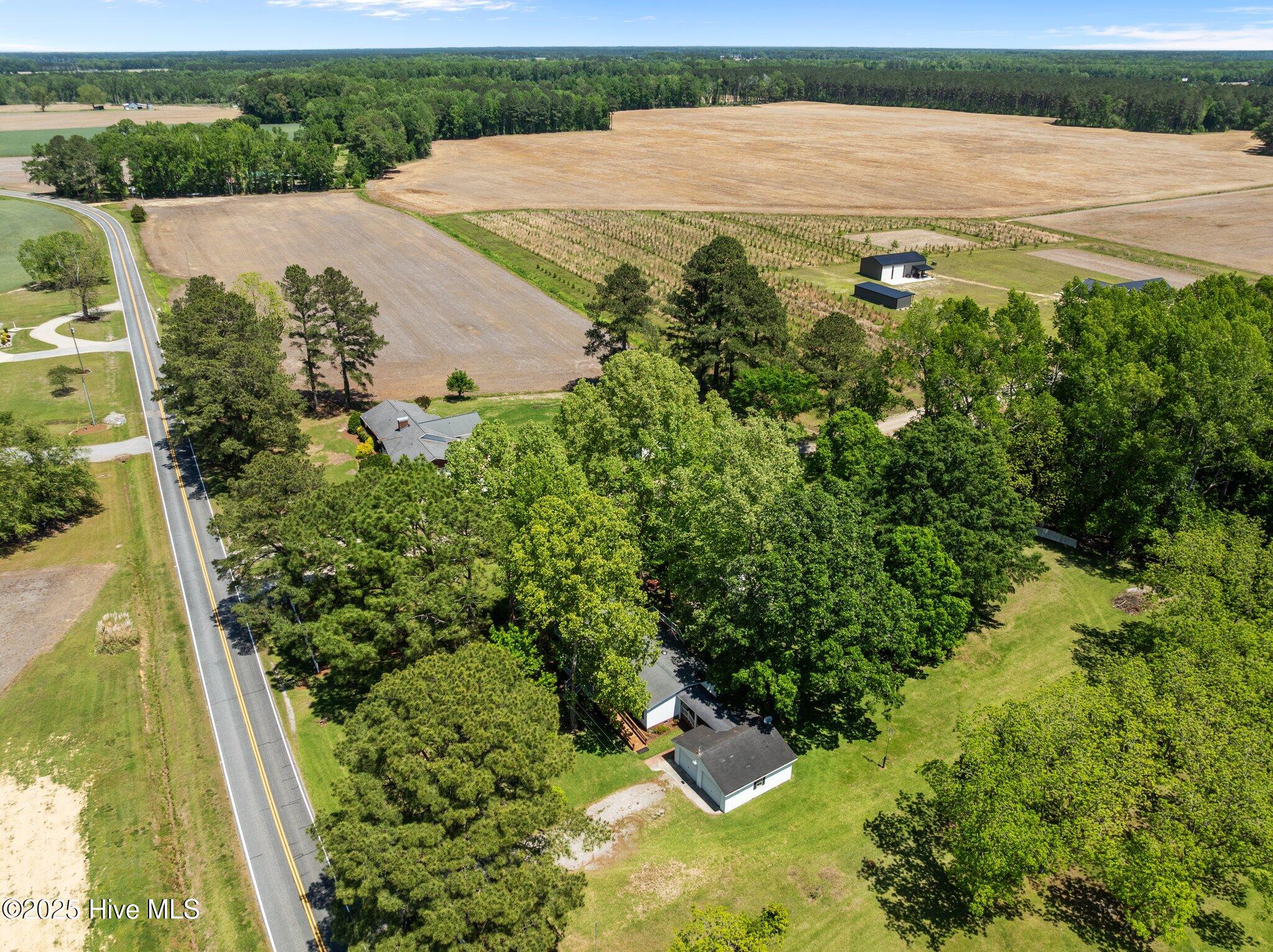 1032 Ball Road Washington, NC 27889 - Photo 46 of 50 AERIAL VIEW OF PROPERTY