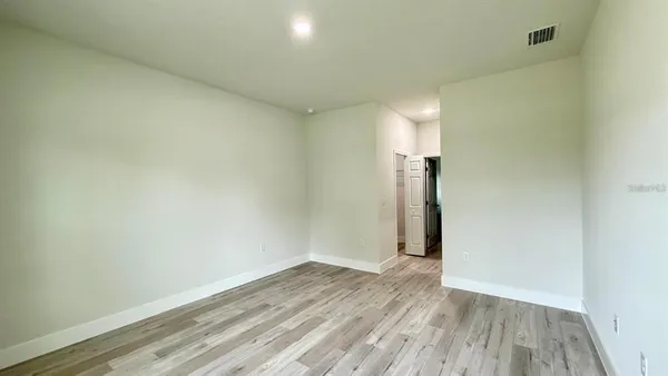 a view of an front door