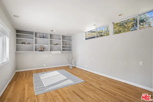 wooden floor in a room