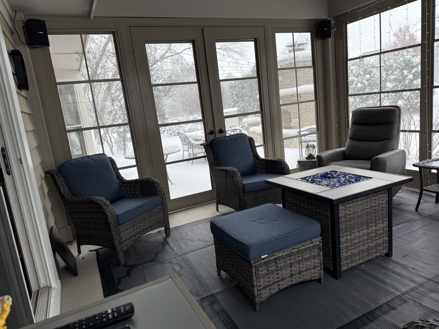 1N539 Turnberry Lane Winfield, IL 60190 - Photo 27 of 41 a living room with furniture and a floor to ceiling window