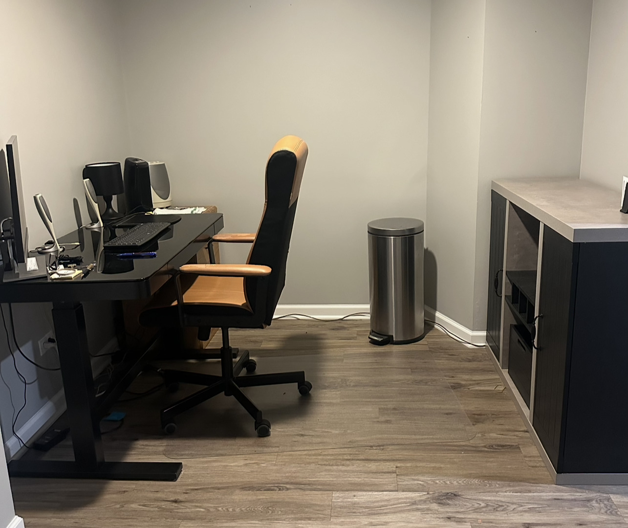 1N539 Turnberry Lane Winfield, IL 60190 - Photo 40 of 41 a view of a workspace with furniture and wooden floor
