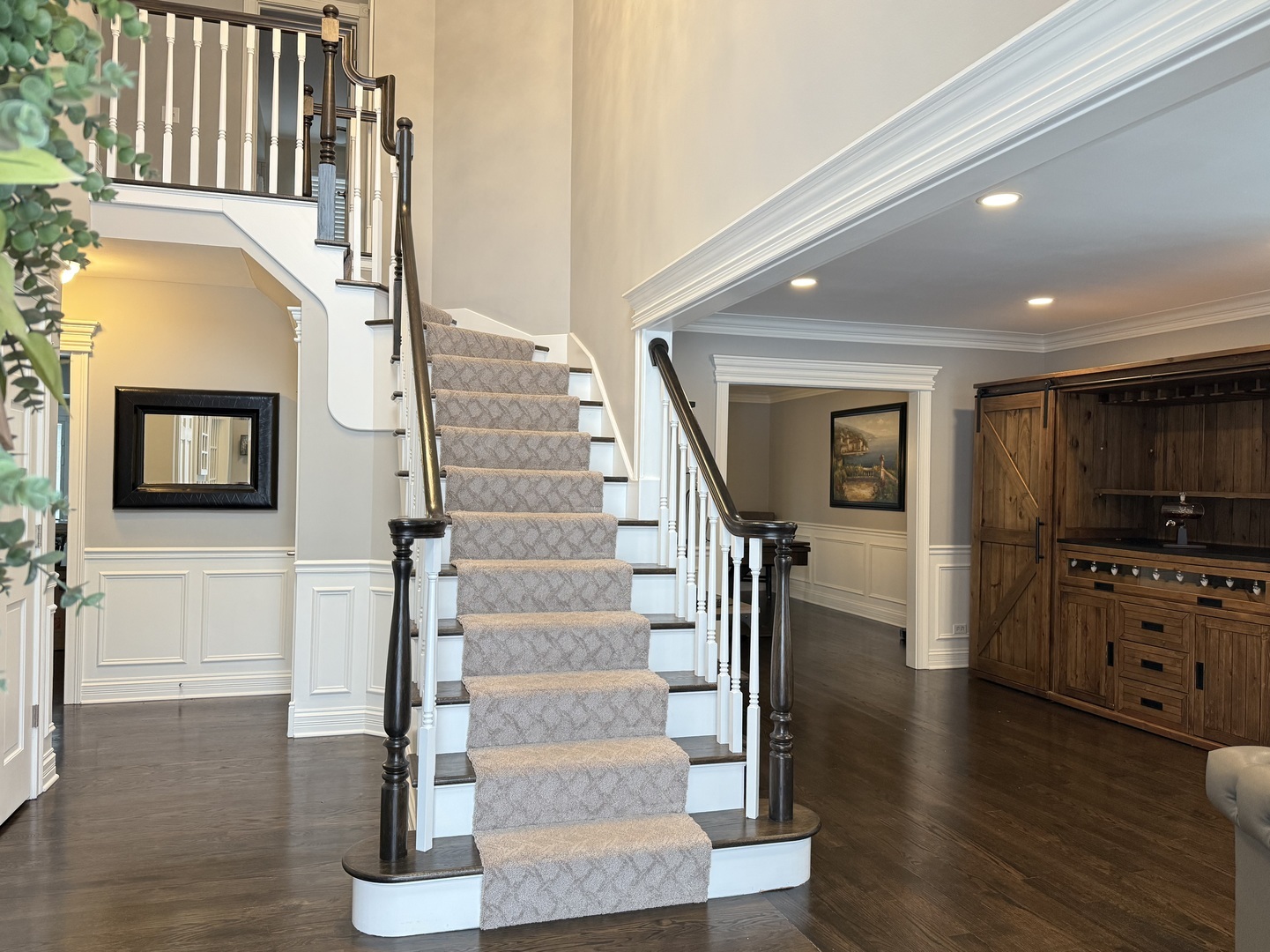 1N539 Turnberry Lane Winfield, IL 60190 - Photo 5 of 41 a view of entryway and hall with wooden floor