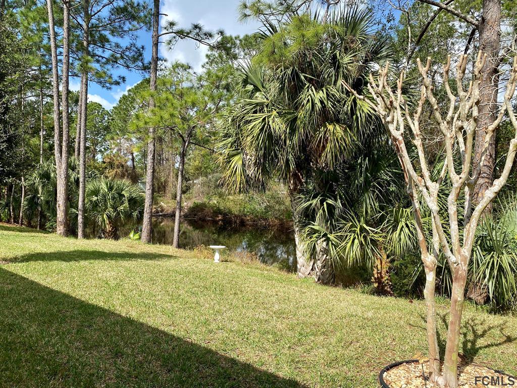 42 Raintree Circle Palm Coast, FL 32164 - Photo 3 of 5 GORGEOUS BACK YARD W/WATER VIEWS!