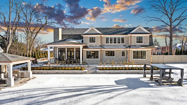 a front view of residential houses with yard