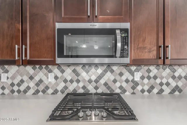 a close view of a fireplace