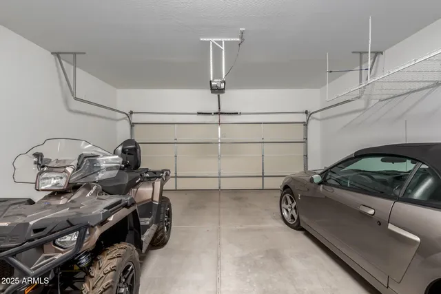 a view of a car garage